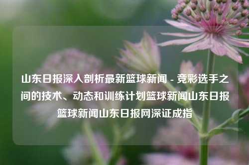 山东日报深入剖析最新篮球新闻 - 竞彩选手之间的技术、动态和训练计划篮球新闻山东日报篮球新闻山东日报网深证成指