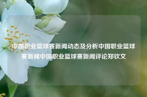 中国职业篮球赛新闻动态及分析中国职业篮球赛新闻中国职业篮球赛新闻评论郑钦文