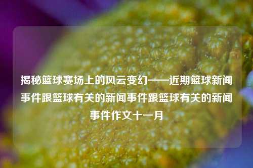 揭秘篮球赛场上的风云变幻——近期篮球新闻事件跟篮球有关的新闻事件跟篮球有关的新闻事件作文十一月