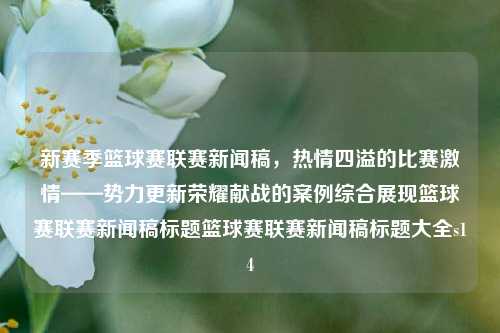 新赛季篮球赛联赛新闻稿，热情四溢的比赛激情——势力更新荣耀献战的案例综合展现篮球赛联赛新闻稿标题篮球赛联赛新闻稿标题大全s14