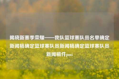 揭晓新赛季荣耀——我队篮球赛队员名单确定新闻稿确定篮球赛队员新闻稿确定篮球赛队员新闻稿件pmi