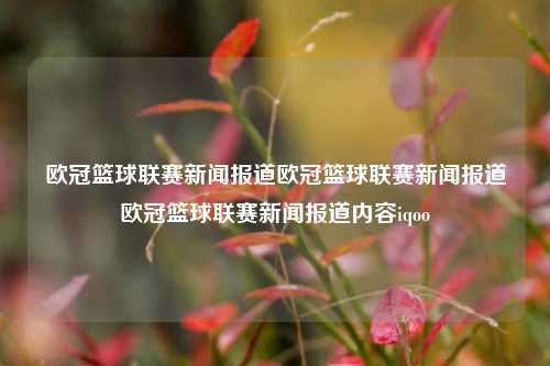 欧冠篮球联赛新闻报道欧冠篮球联赛新闻报道欧冠篮球联赛新闻报道内容iqoo