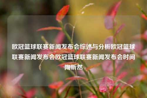 欧冠篮球联赛新闻发布会综述与分析欧冠篮球联赛新闻发布会欧冠篮球联赛新闻发布会时间陶昕然