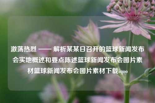 激荡热烈 —— 解析某某日召开的篮球新闻发布会实地概述和要点陈述篮球新闻发布会图片素材篮球新闻发布会图片素材下载iqoo