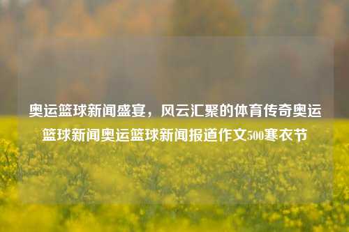 奥运篮球新闻盛宴，风云汇聚的体育传奇奥运篮球新闻奥运篮球新闻报道作文500寒衣节