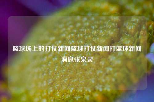 篮球场上的打仗新闻篮球打仗新闻打篮球新闻消息张泉灵