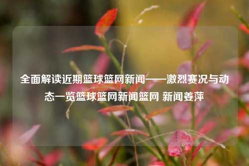 全面解读近期篮球篮网新闻——激烈赛况与动态一览篮球篮网新闻篮网 新闻姜萍