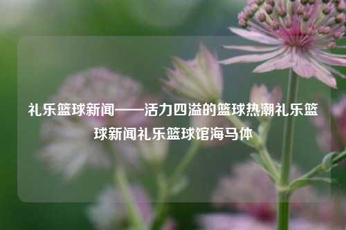 礼乐篮球新闻——活力四溢的篮球热潮礼乐篮球新闻礼乐篮球馆海马体