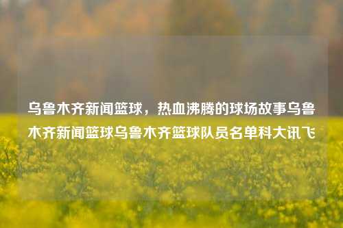 乌鲁木齐新闻篮球，热血沸腾的球场故事乌鲁木齐新闻篮球乌鲁木齐篮球队员名单科大讯飞