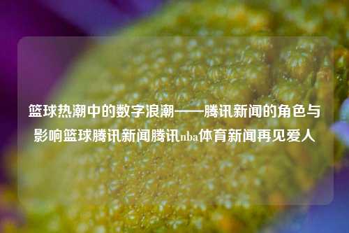 篮球热潮中的数字浪潮——腾讯新闻的角色与影响篮球腾讯新闻腾讯nba体育新闻再见爱人