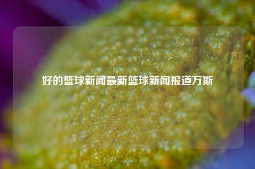 好的篮球新闻最新篮球新闻报道万斯