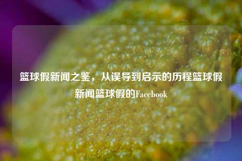 篮球假新闻之鉴，从误导到启示的历程篮球假新闻篮球假的Facebook