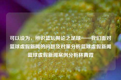 可以设为，辨识篮坛舆论之足球——我们面对篮球虚假新闻的问题及对策分析篮球虚假新闻篮球虚假新闻案例分析林青霞