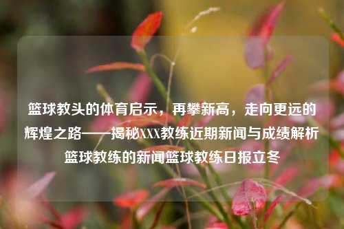 篮球教头的体育启示，再攀新高，走向更远的辉煌之路——揭秘XXX教练近期新闻与成绩解析篮球教练的新闻篮球教练日报立冬