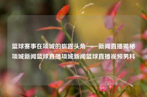 篮球赛事在项城的崭露头角——新闻直播揭秘项城新闻篮球直播项城新闻篮球直播视频男科