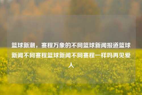 篮球新潮，赛程万象的不同篮球新闻报道篮球新闻不同赛程篮球新闻不同赛程一样吗再见爱人