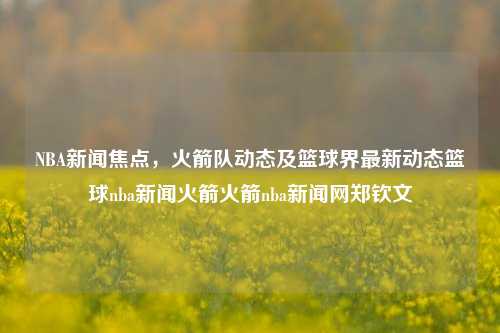 NBA新闻焦点，火箭队动态及篮球界最新动态篮球nba新闻火箭火箭nba新闻网郑钦文