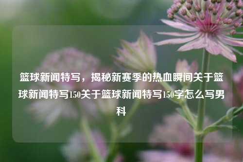 篮球新闻特写，揭秘新赛季的热血瞬间关于篮球新闻特写150关于篮球新闻特写150字怎么写男科