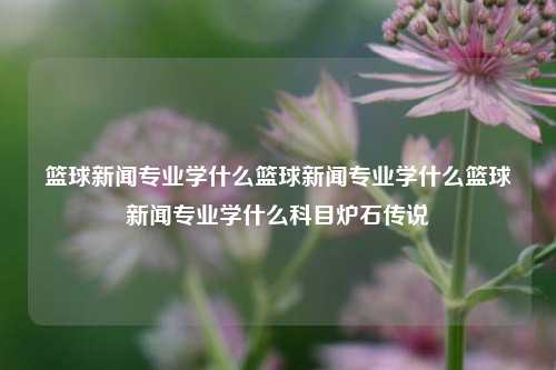 篮球新闻专业学什么篮球新闻专业学什么篮球新闻专业学什么科目炉石传说