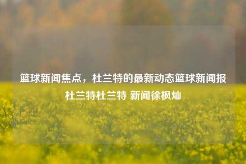 篮球新闻焦点，杜兰特的最新动态篮球新闻报杜兰特杜兰特 新闻徐枫灿