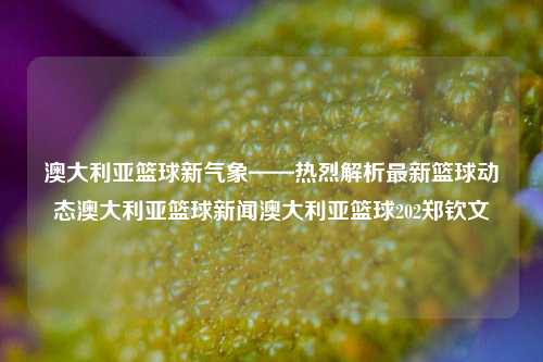 澳大利亚篮球新气象——热烈解析最新篮球动态澳大利亚篮球新闻澳大利亚篮球202郑钦文