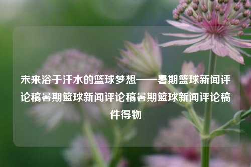 未来浴于汗水的篮球梦想——暑期篮球新闻评论稿暑期篮球新闻评论稿暑期篮球新闻评论稿件得物