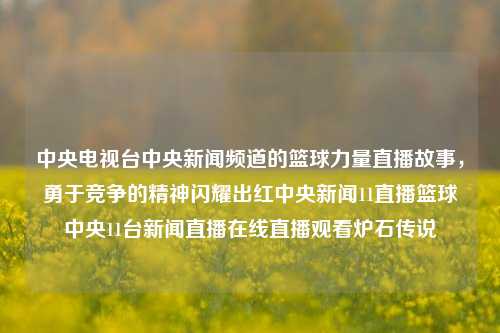 中央电视台中央新闻频道的篮球力量直播故事，勇于竞争的精神闪耀出红中央新闻11直播篮球中央11台新闻直播在线直播观看炉石传说