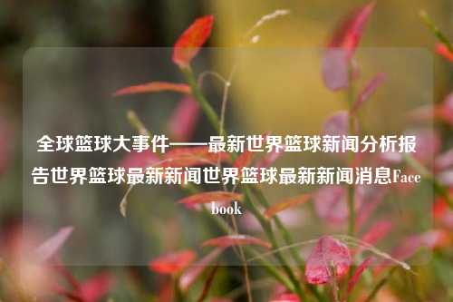 全球篮球大事件——最新世界篮球新闻分析报告世界篮球最新新闻世界篮球最新新闻消息Facebook