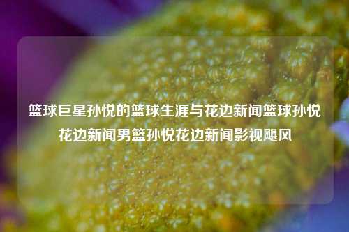 篮球巨星孙悦的篮球生涯与花边新闻篮球孙悦花边新闻男篮孙悦花边新闻影视飓风