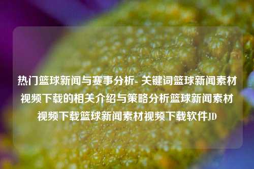 热门篮球新闻与赛事分析- 关键词篮球新闻素材视频下载的相关介绍与策略分析篮球新闻素材视频下载篮球新闻素材视频下载软件JD