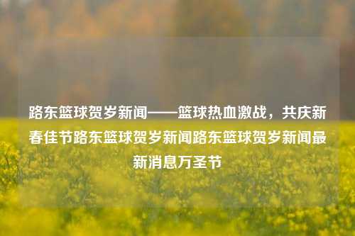 路东篮球贺岁新闻——篮球热血激战，共庆新春佳节路东篮球贺岁新闻路东篮球贺岁新闻最新消息万圣节