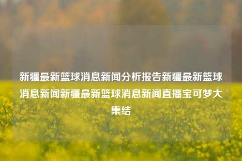 新疆最新篮球消息新闻分析报告新疆最新篮球消息新闻新疆最新篮球消息新闻直播宝可梦大集结